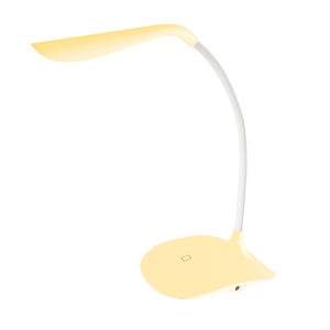 Lampe de bureau LED lampe de table flexible avec variateur tactile (jaune)