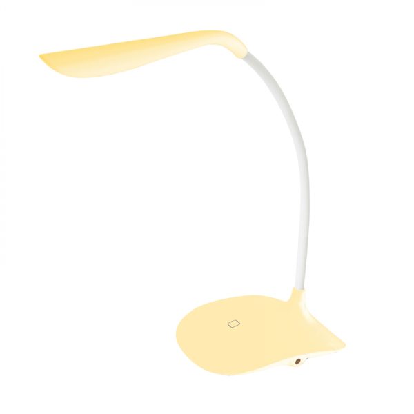 Lampe de bureau LED lampe de table flexible avec variateur tactile (jaune) - VDD World