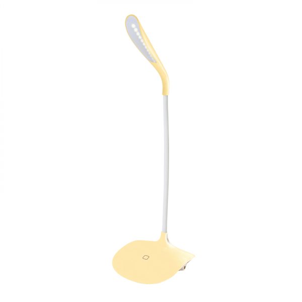 Lampe de bureau LED lampe de table flexible avec variateur tactile (jaune) - VDD World