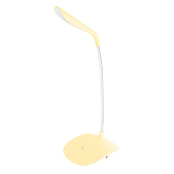 Lampe de bureau LED lampe de table flexible avec variateur tactile (jaune) - VDD World