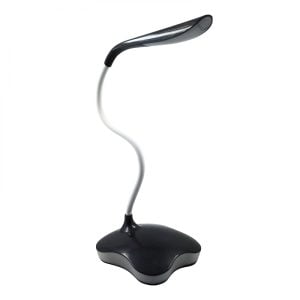 Lampe de bureau LED lampe de table lampe de nuit flexible avec variateur tactile (noir)