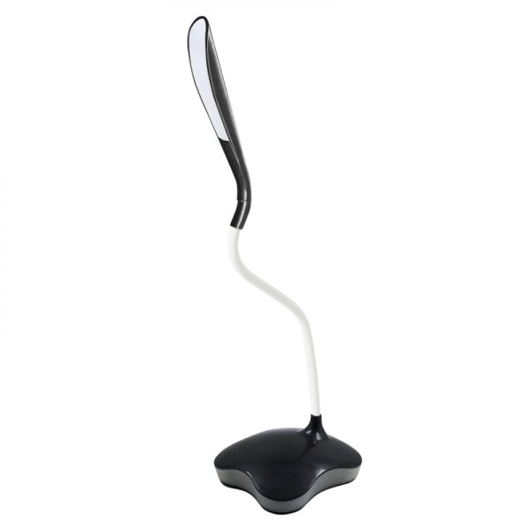 Lampe de bureau LED lampe de table lampe de nuit flexible avec variateur tactile (noir) - VDD World