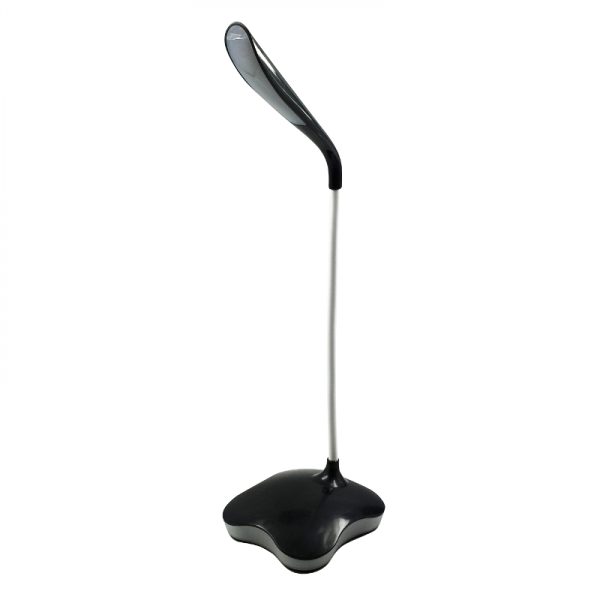 Lampe de bureau LED lampe de table lampe de nuit flexible avec variateur tactile (noir) - VDD World