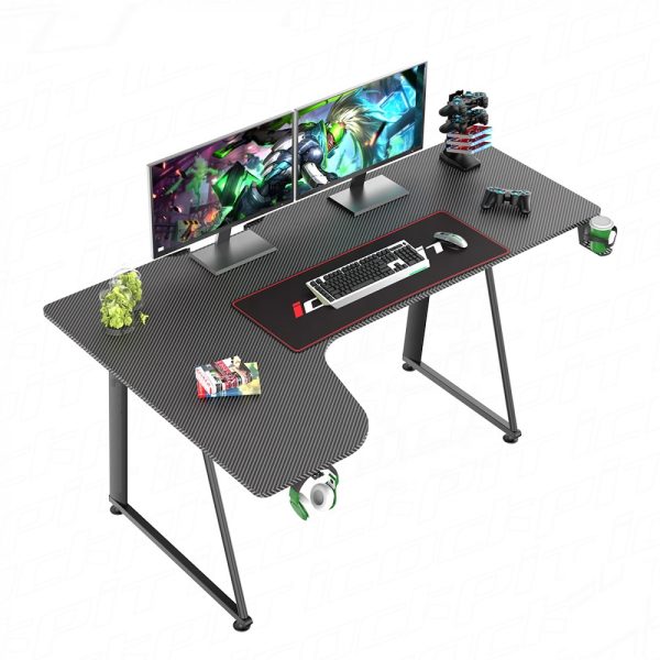 Bureau jeu Hugo - Bureau d'angle en L - 160 cm x 60 cm - VDD World