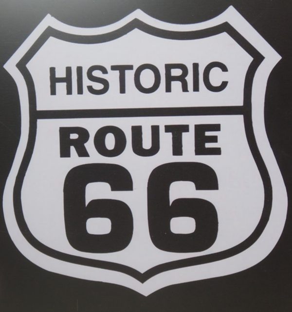 Plaque murale en métal Route 66 Get your Kicks - VDD World