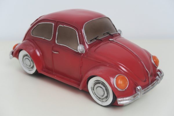 Veilleuse Lampe de table Beetle car rouge - VDD World