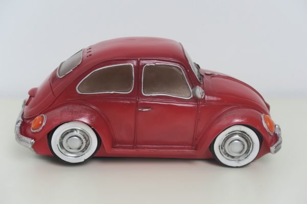 Veilleuse Lampe de table Beetle car rouge - VDD World