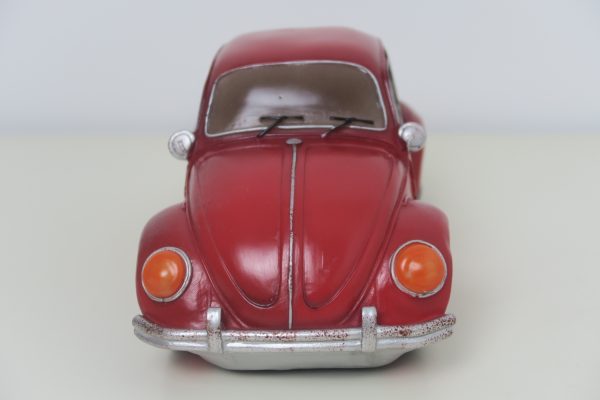 Veilleuse Lampe de table Beetle car rouge - VDD World