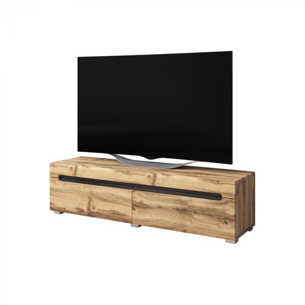 Meuble TV Meuble TV design Taylor 140 cm structure bois marron - VDD World