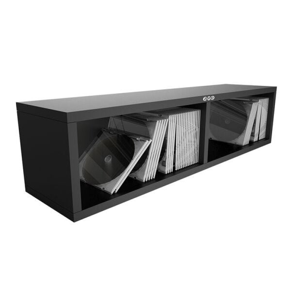 Meuble de rangement pour CD de 100 à 120 CD (noir) - VDD World