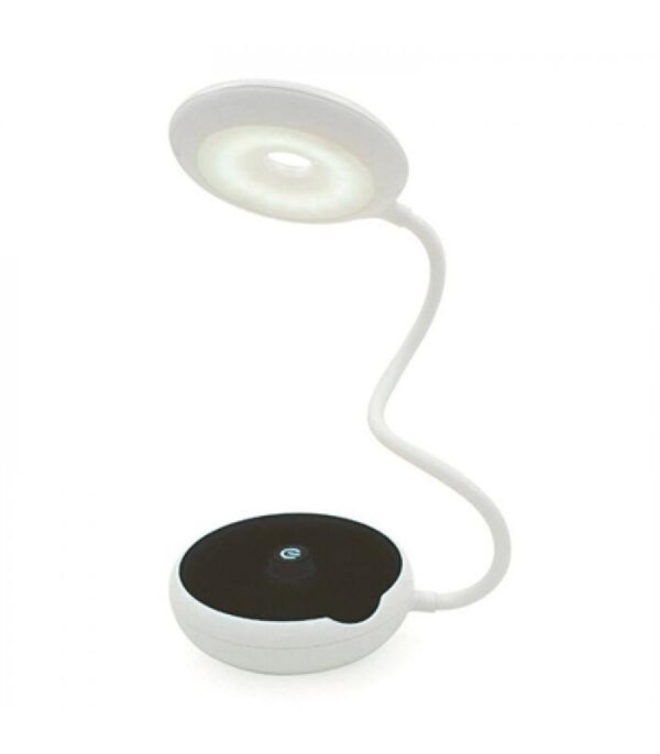 Lampe de bureau portable multifonctionnelle LED USB flexible (blanc / noir) - VDD World