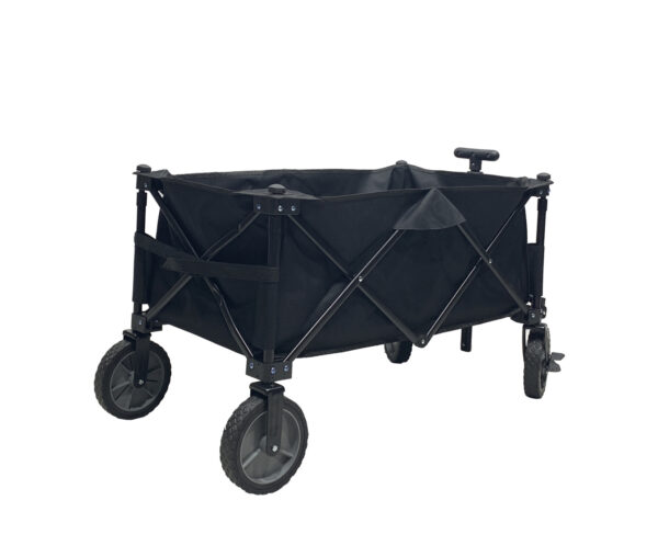 Diable pliable - roues pleines rotatives - plaque de fond - cadre robuste - chargeable 80 kg - VDD World