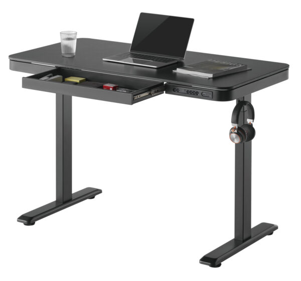 VDD Gaming Desk Premium - Bureau assis-debout - Hauteur réglable électriquement - Bureau de jeu - VDD World