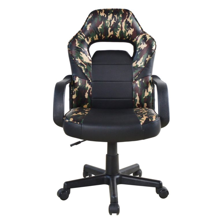 VDD Chaise De Bureau Thomas Junior - Chaise De Jeu Réglable - Camouflage - image alternative