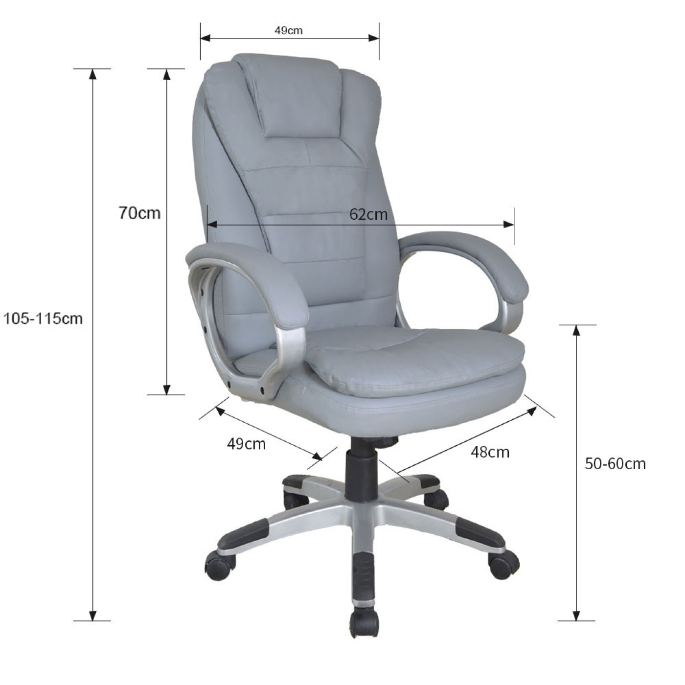 Chaise de bureau chaise de direction design de luxe ergonomique rembourrage extra épais - VDD World FR Chaise de bureau chaise de direction design de luxe ergonomique rembourrage extra épais - VDD World FR