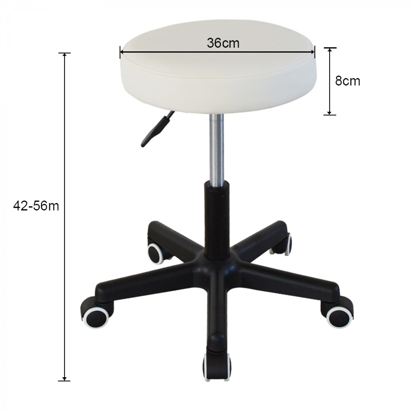 Tabouret de bureau - tabouret de bureau - tabouret de travail - tabouret - hauteur réglable 42 à 56 - VDD World FR Tabouret de bureau - tabouret de bureau - tabouret de travail - tabouret - hauteur réglable 42 à 56 - VDD World FR