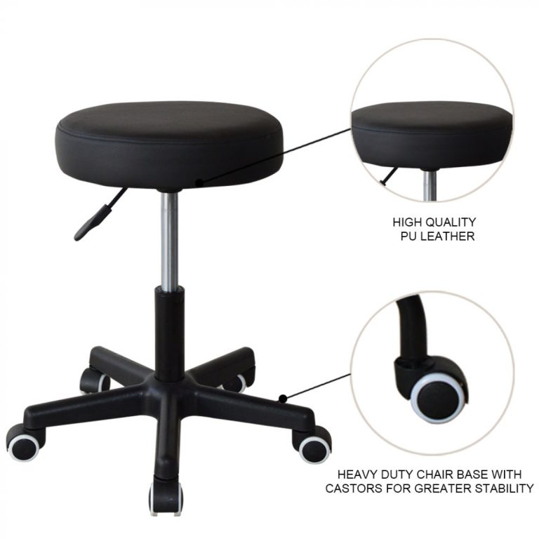 Tabouret de bureau - tabouret de bureau - tabouret de travail - tabouret - réglable en hauteur - noi - image alternative