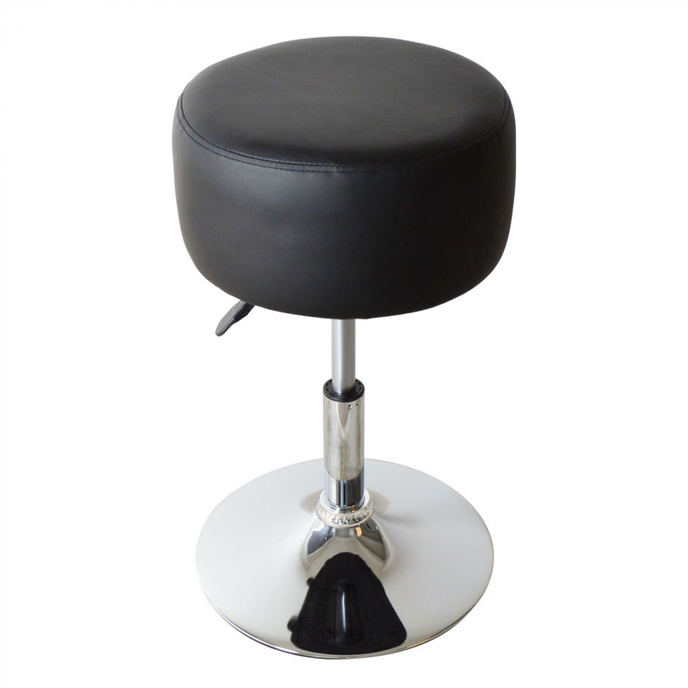 Tabouret rétro design industriel vintage - tabouret de coiffeuse - hauteur réglable jusqu'à 65 cm -