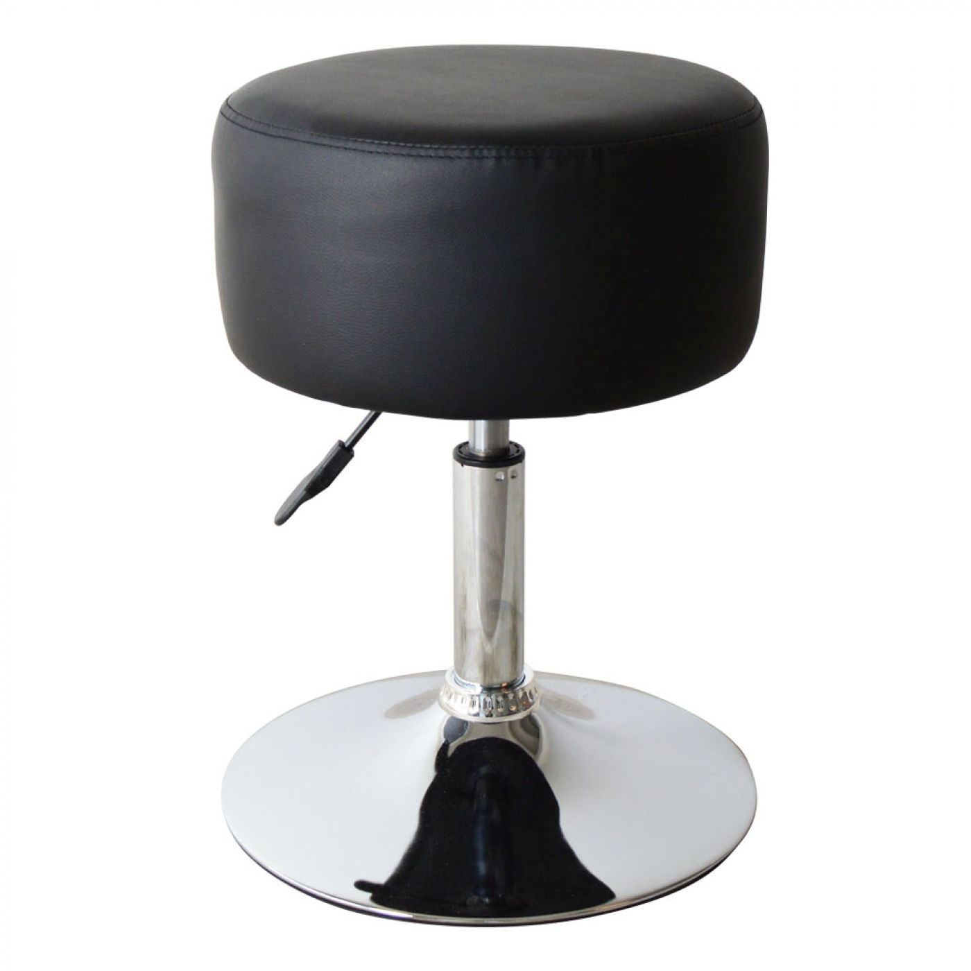 Tabouret rétro design industriel vintage - tabouret de coiffeuse - hauteur réglable jusqu'à 65 cm - - image alternative