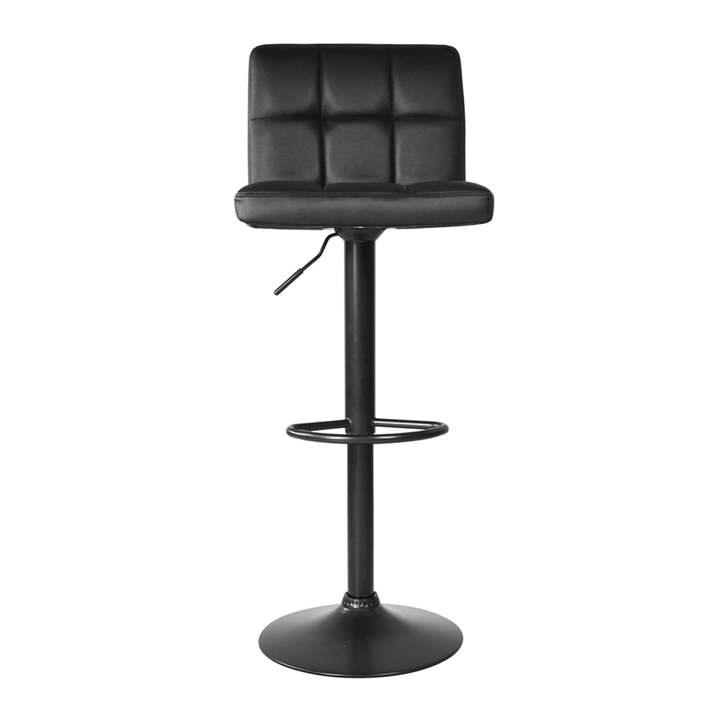Chaise de bar noire – Élégante et réglable – Design moderne – Ensemble de deux tabourets de bar - VDD World FR Chaise de bar noire – Élégante et réglable – Design moderne – Ensemble de deux tabourets de bar - VDD World FR