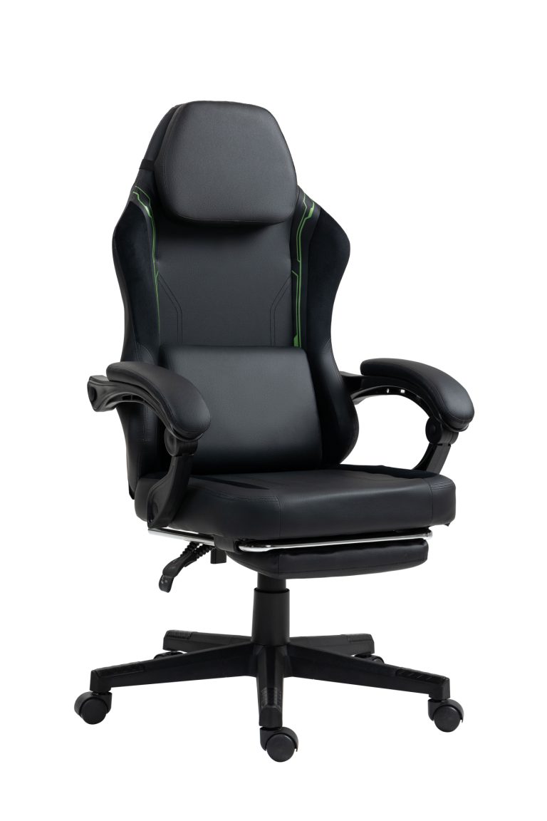 Chaise gaming Cyclone - chaise de bureau - chaise gaming racing - bleu noir - VDD World FR