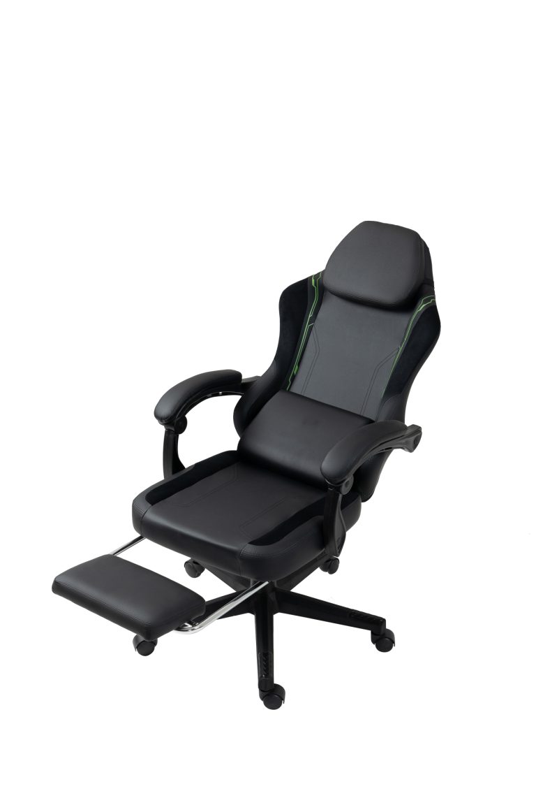 Chaise gaming Cyclone - chaise de bureau - chaise gaming racing - bleu noir - VDD World FR