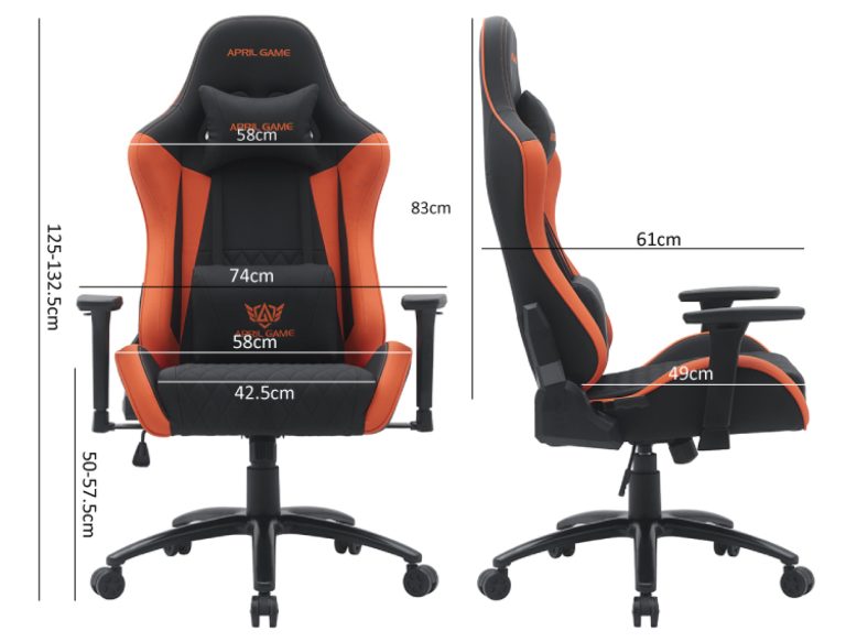 VDD Gaming - chaise de jeu pour les grands - rouge - noir - image alternative