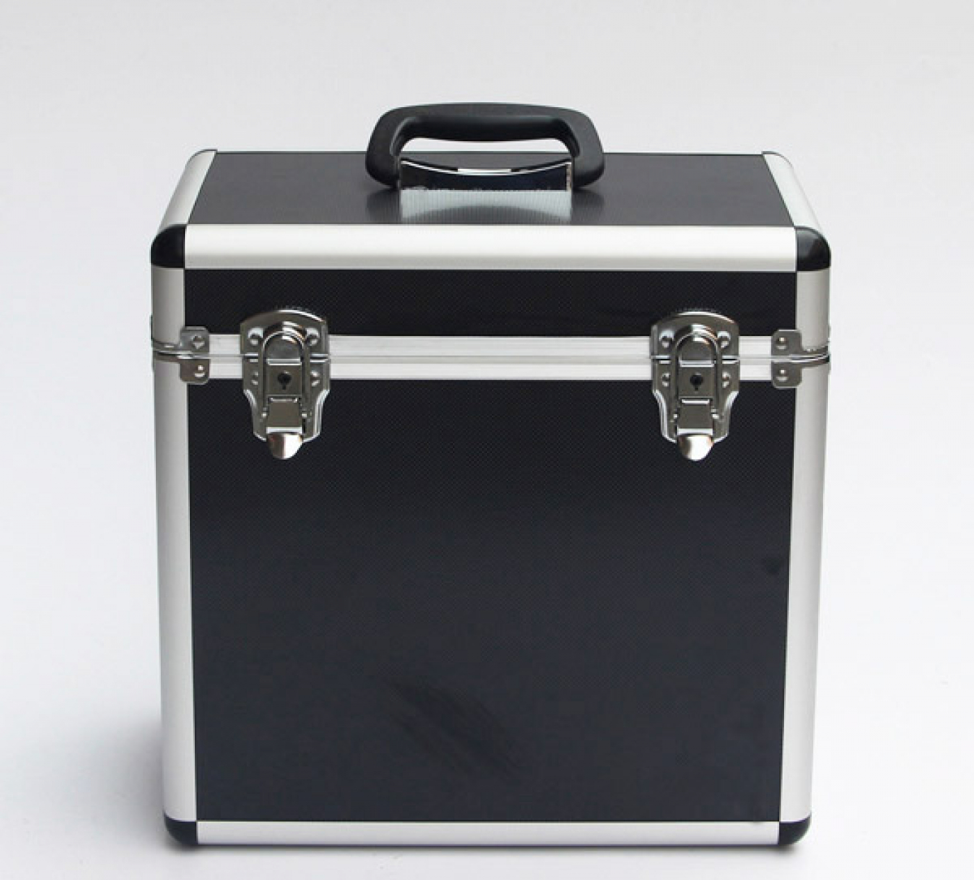 Boîtier pour 50 pièces de vinyle LP 12 pouces verrouillable noir - VDD World FR Boîtier pour 50 pièces de vinyle LP 12 pouces verrouillable noir - VDD World FR