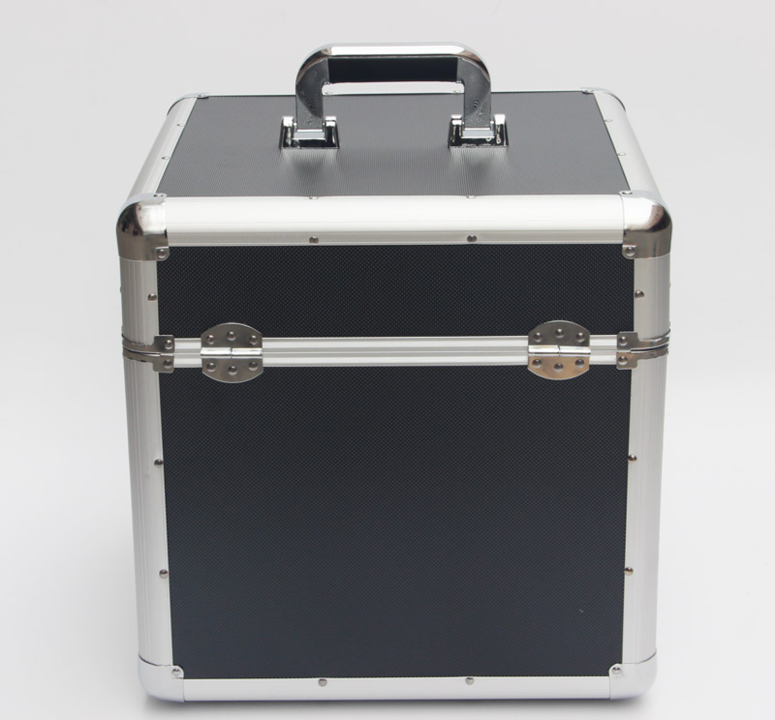 Boîtier en vinyle LP pour 70 à 100 plaques en aluminium noir verrouillable - VDD World FR Boîtier en vinyle LP pour 70 à 100 plaques en aluminium noir verrouillable - VDD World FR