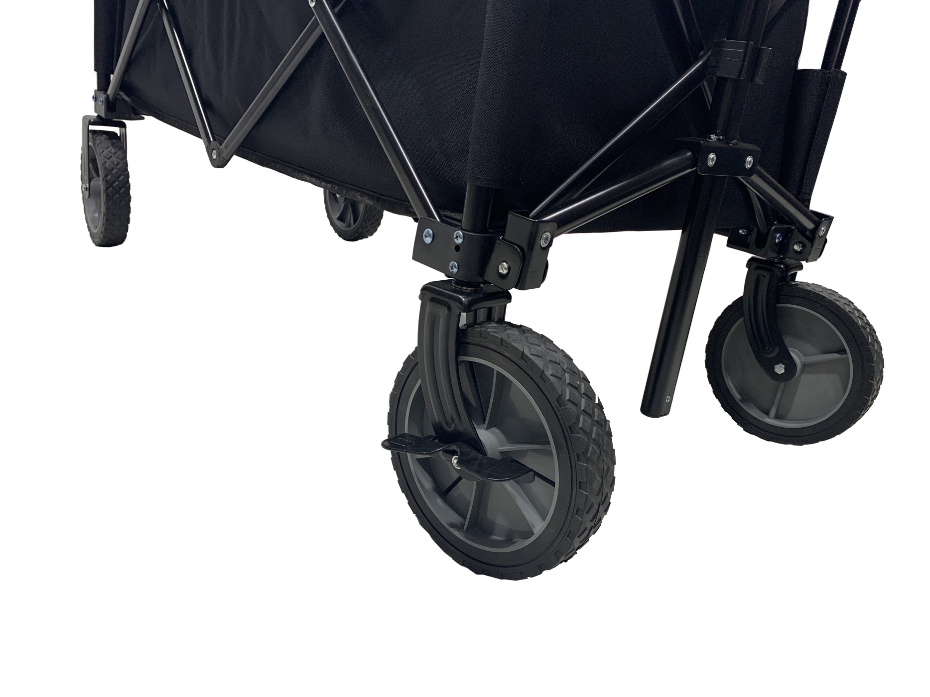 Diable pliable - roues pleines rotatives - plaque de fond - cadre robuste - chargeable 80 kg - VDD World FR Diable pliable - roues pleines rotatives - plaque de fond - cadre robuste - chargeable 80 kg - VDD World FR