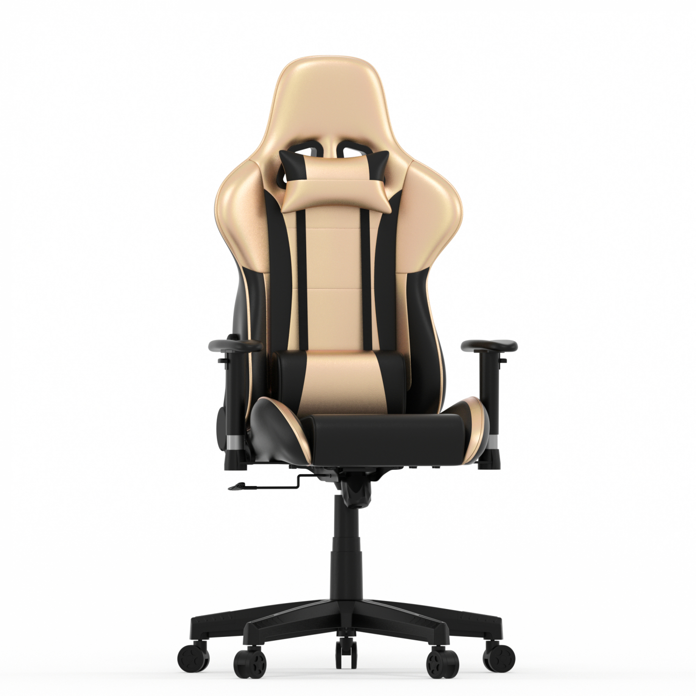 Chaise de jeu GoldGamer deluxe - chaise de bureau - chaise de jeu de course - or noir - VDD World FR Chaise de jeu GoldGamer deluxe - chaise de bureau - chaise de jeu de course - or noir - VDD World FR