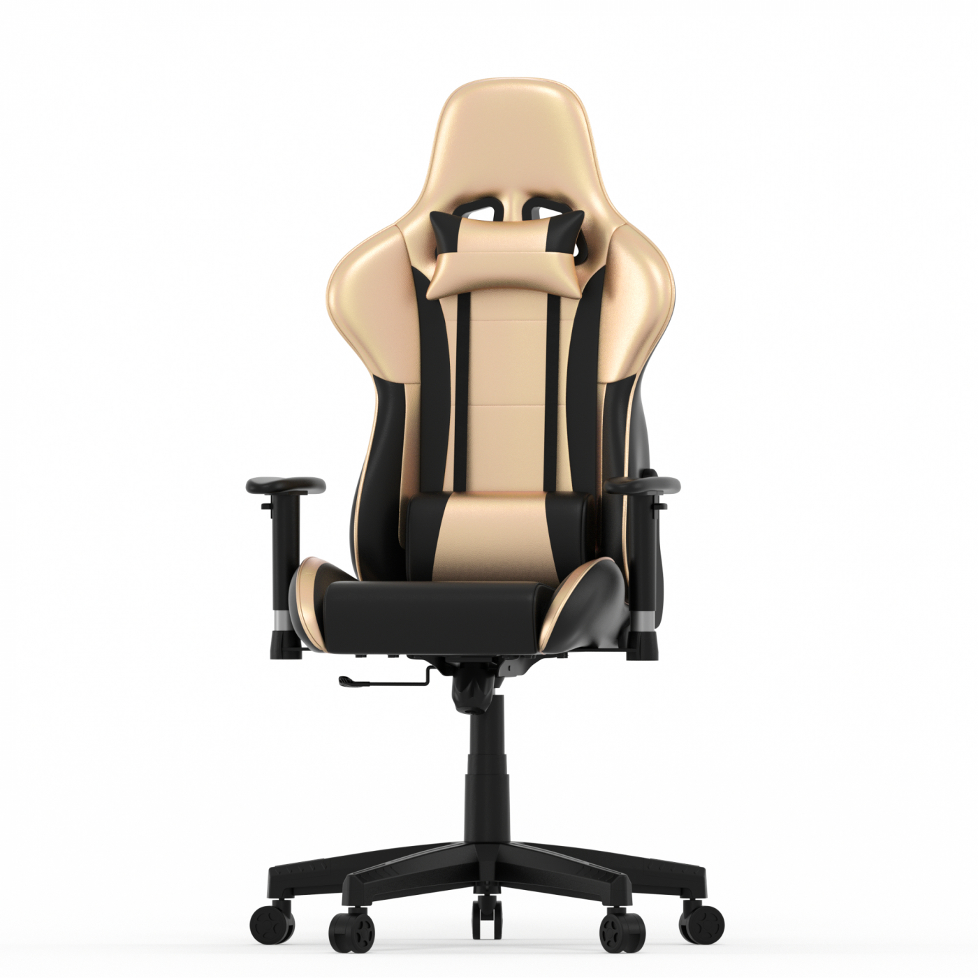 Chaise de jeu GoldGamer deluxe - chaise de bureau - chaise de jeu de course - or noir - VDD World FR Chaise de jeu GoldGamer deluxe - chaise de bureau - chaise de jeu de course - or noir - VDD World FR