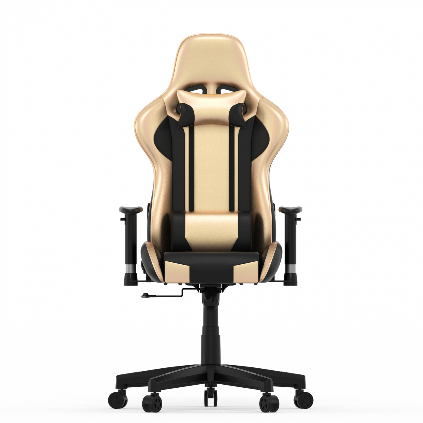 Chaise de jeu Goldgamer deluxe - chaise de bureau - chaise de jeu - or noir