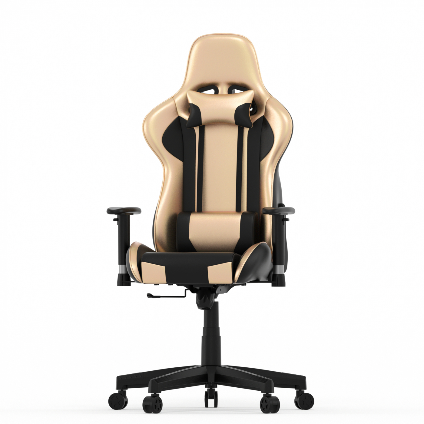 Chaise de jeu Goldgamer deluxe - chaise de bureau - chaise de jeu - or noir - VDD World FR Chaise de jeu Goldgamer deluxe - chaise de bureau - chaise de jeu - or noir - VDD World FR