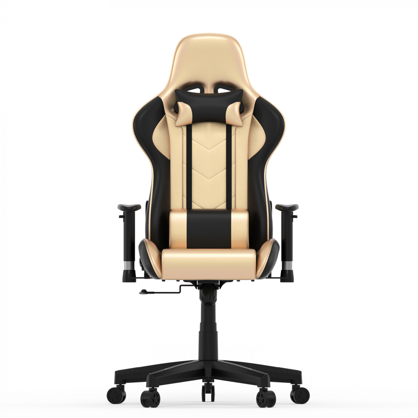 Chaise de jeu Goldgamer deluxe - chaise de bureau - chaise de jeu - or noir
