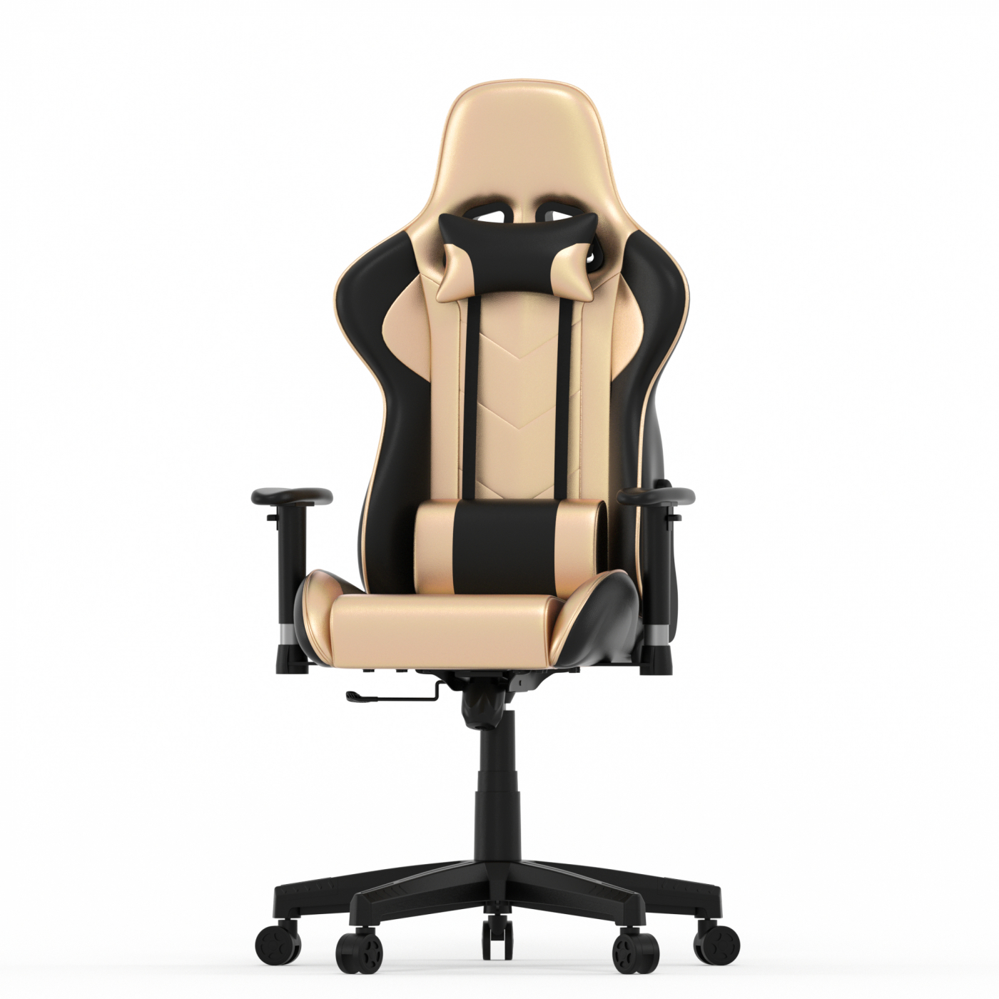 Chaise de jeu Goldgamer deluxe - chaise de bureau - chaise de jeu - or noir - VDD World FR Chaise de jeu Goldgamer deluxe - chaise de bureau - chaise de jeu - or noir - VDD World FR