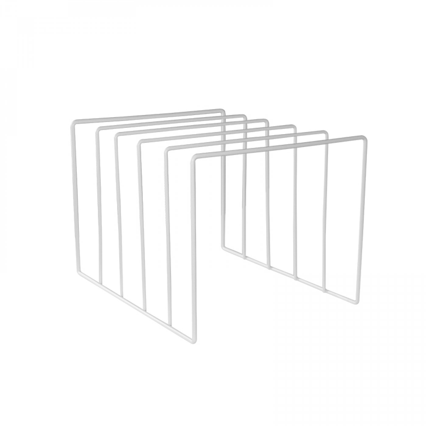 Système de rangement métallique pour 50 à 60 vinyles - Blanc - VDD World FR Système de rangement métallique pour 50 à 60 vinyles - Blanc - VDD World FR