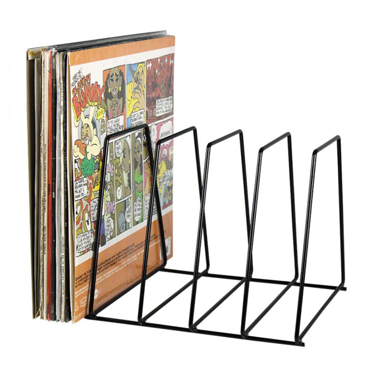 VDD - Support de plaque de rangement en vinyle LP pour 50 à 60 vinyles de 12 pouces noir - image alternative