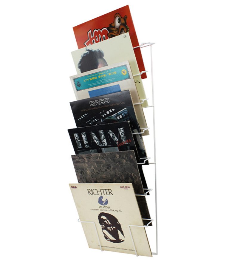 VDD - Support de stockage de disques vinyle Lp - support mural enregistre contre le mur