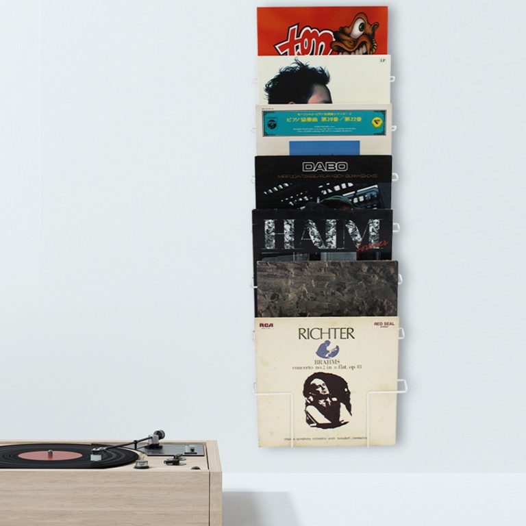 VDD - Support de stockage de disques vinyle Lp - support mural enregistre contre le mur - image alternative