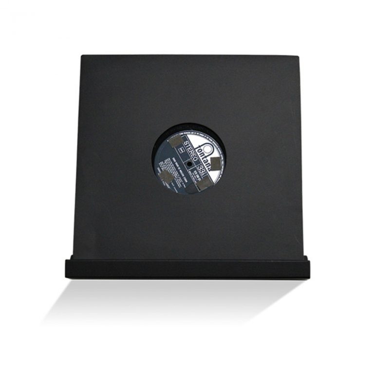 Présentoir vinyle LP - étagère photo - étagère murale - étagère cadre photo - noir - image alternative