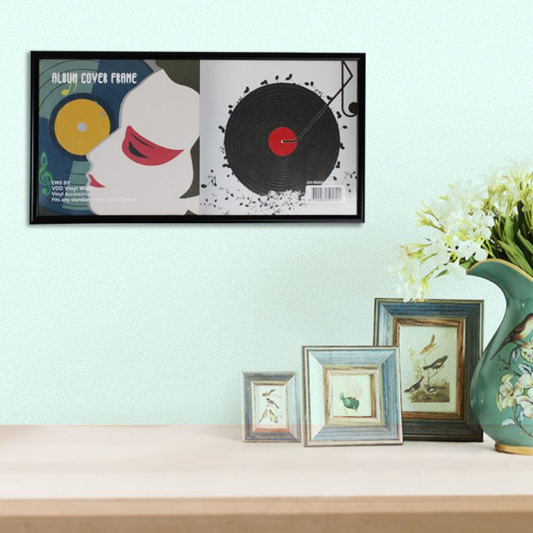 Cadre de changement de disque vinyle Lp pour singles de 7 pouces - cadre pour 2 pièces - image alternative