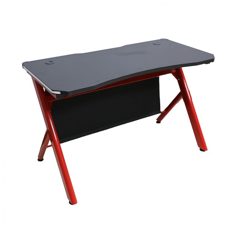 Bureau table de jeu informatique Sirocco - bureau de jeu - avec éclairage LED - 120 x 60 cm - image alternative