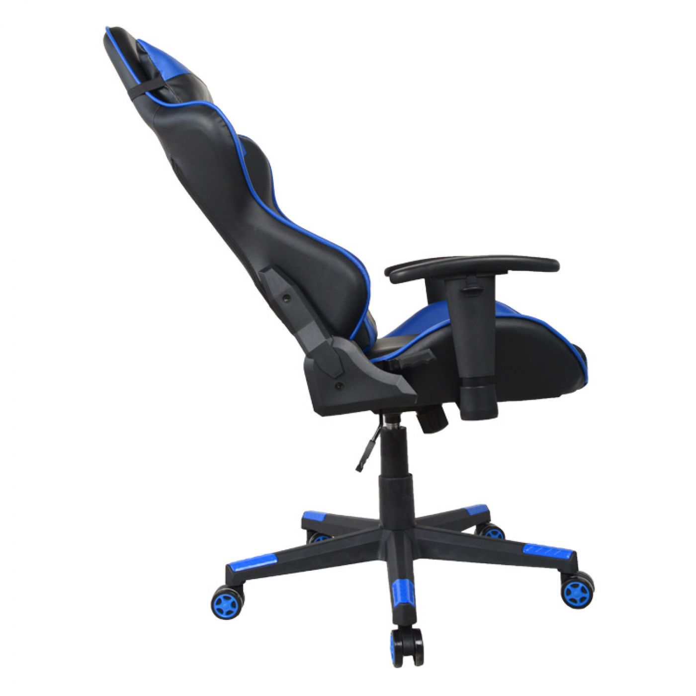 Chaise de bureau racing gaming gaming style high design Thomas noir bleu - VDD World FR Chaise de bureau racing gaming gaming style high design Thomas noir bleu - VDD World FR