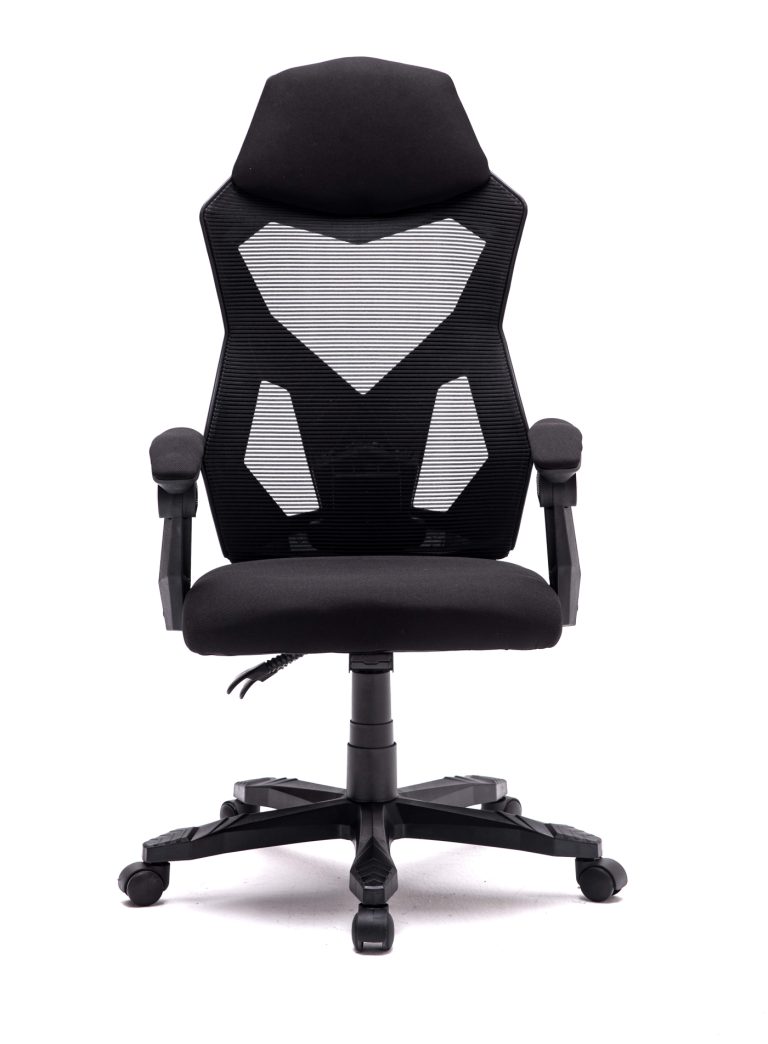 Chaise de bureau Fresno - chaise de jeu - noir - image alternative