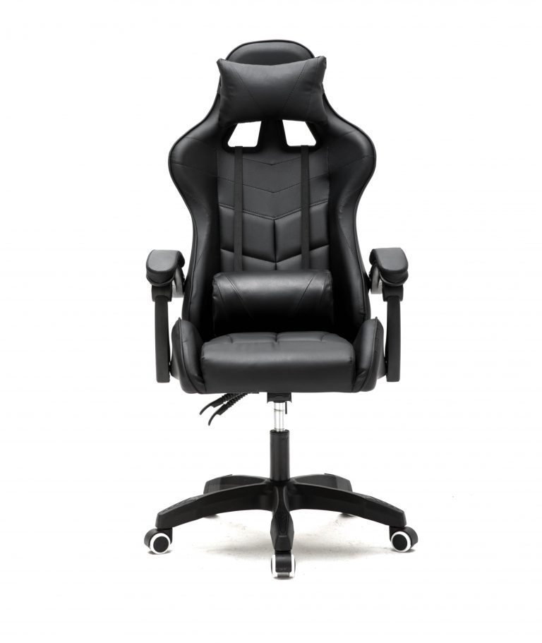 Chaise gaming Cyclone - chaise de bureau - chaise gaming racing - noir - image alternative