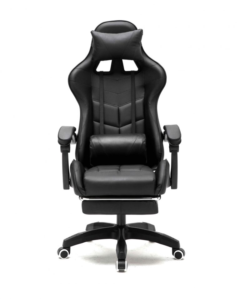 Chaise de jeu Cyclone avec repose-pieds - chaise de bureau - chaise de jeu de cours - image alternative