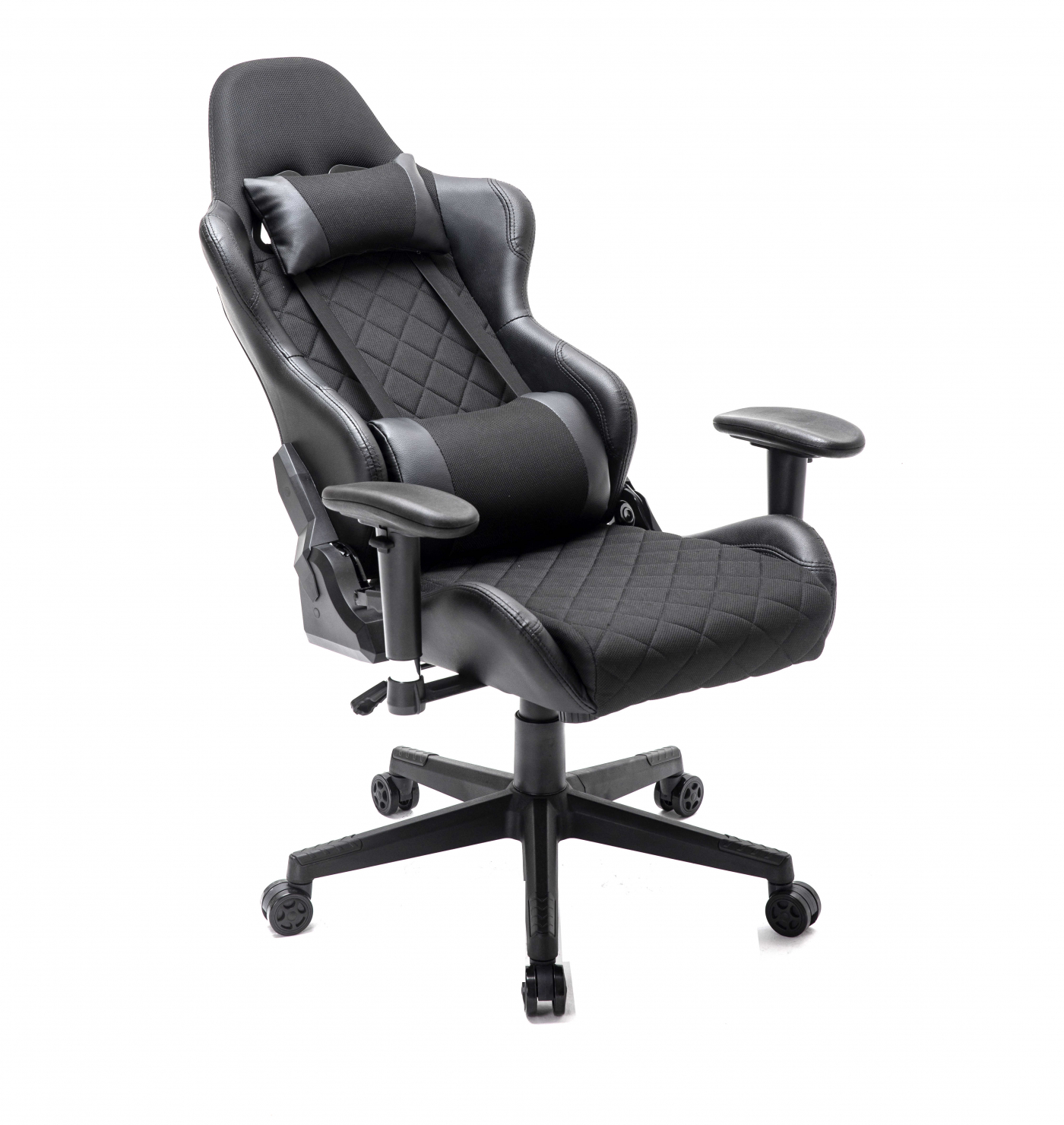 Chaise de jeu Classic - chaise de bureau - revêtement en tissu - noir - image alternative