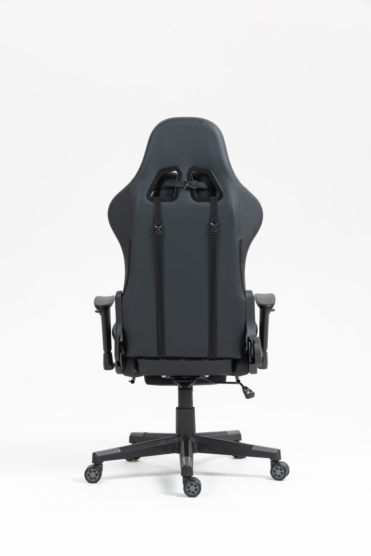 Chaise de jeu Classic - chaise de bureau - repose-pieds - revêtement tissu - noir et gris - VDD World FR Chaise de jeu Classic - chaise de bureau - repose-pieds - revêtement tissu - noir et gris - VDD World FR
