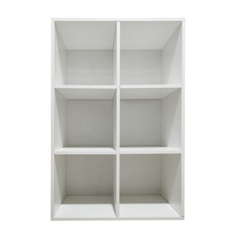Armoire à compartiments Armoire de rangement à 6 compartiments ouverts - bibliothèque